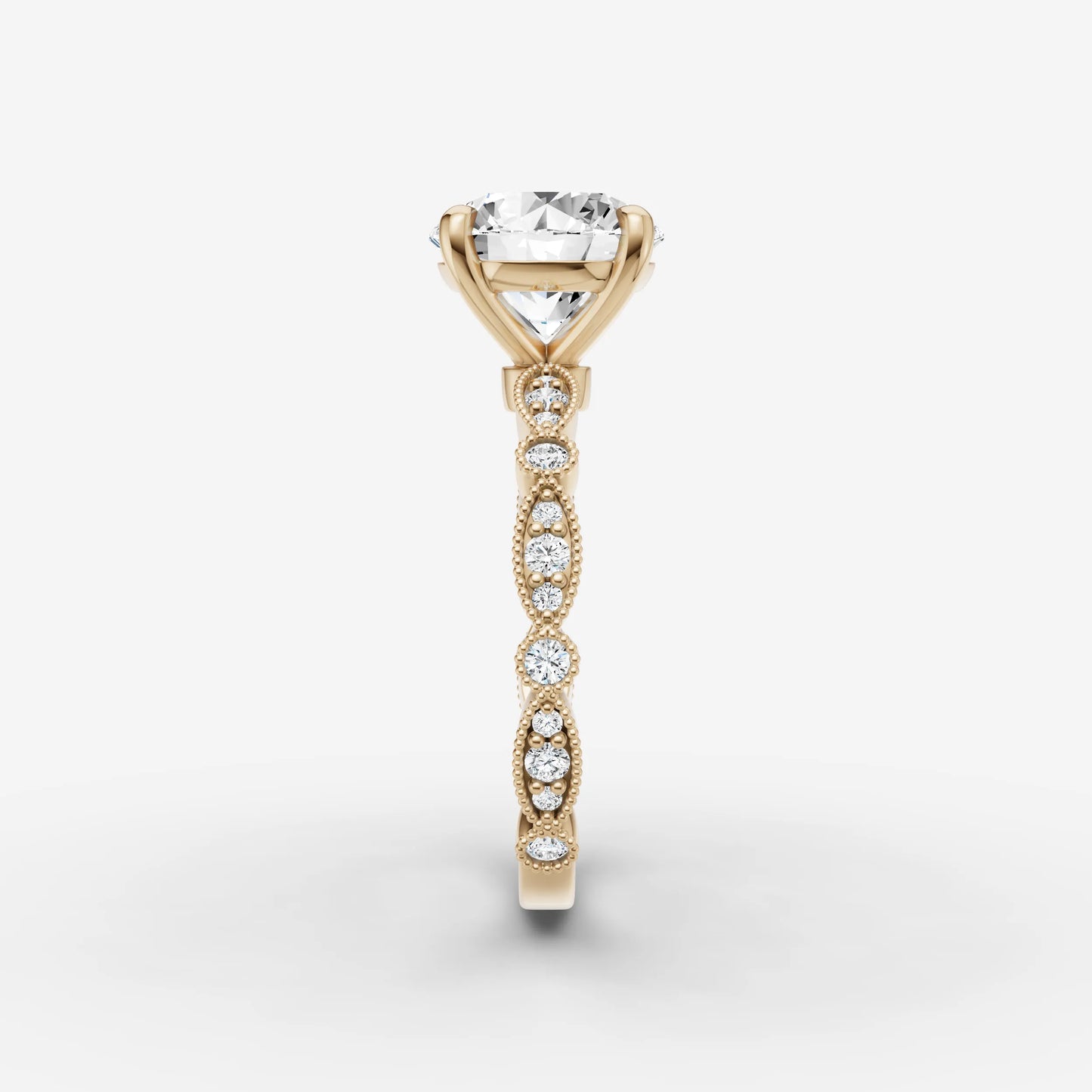 Vintage Pave - Round