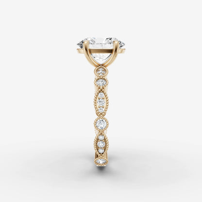 Vintage Pave - Oval