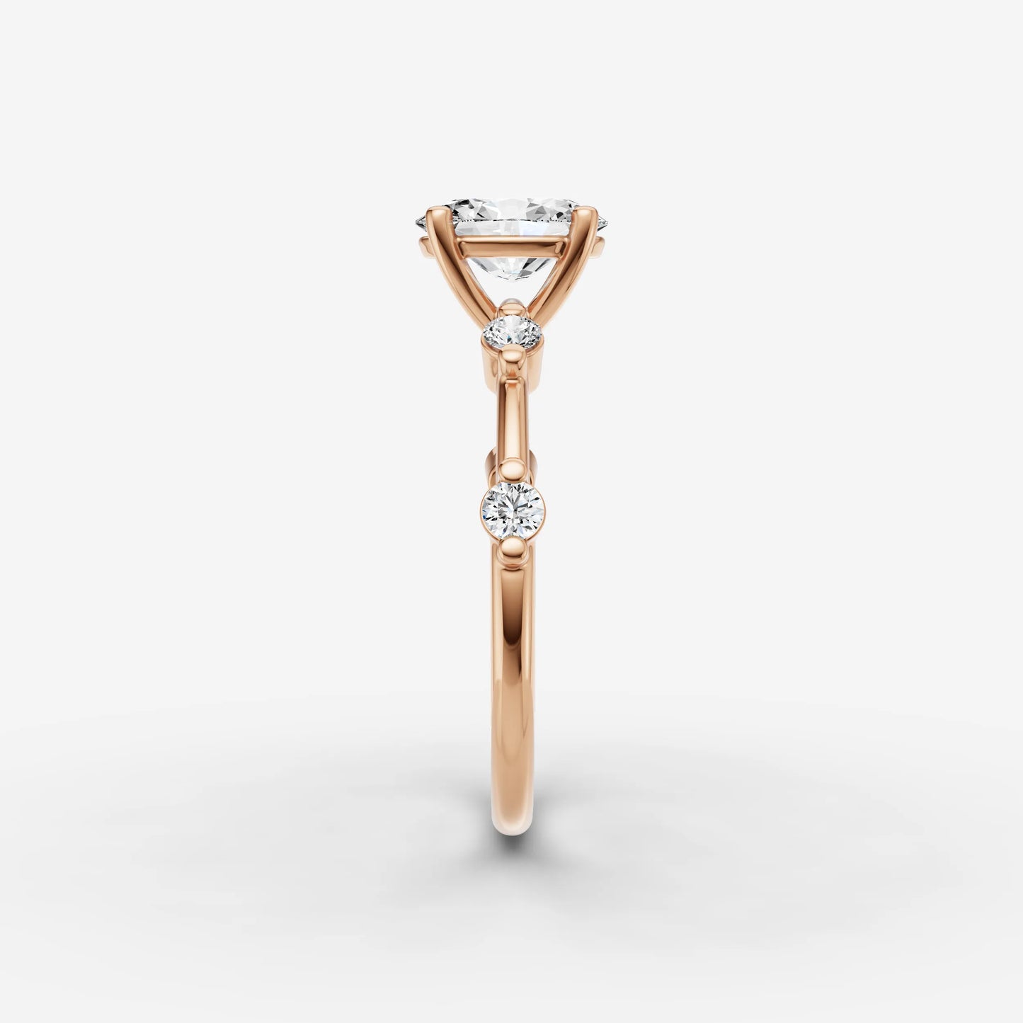 Dainty Pave - Oval