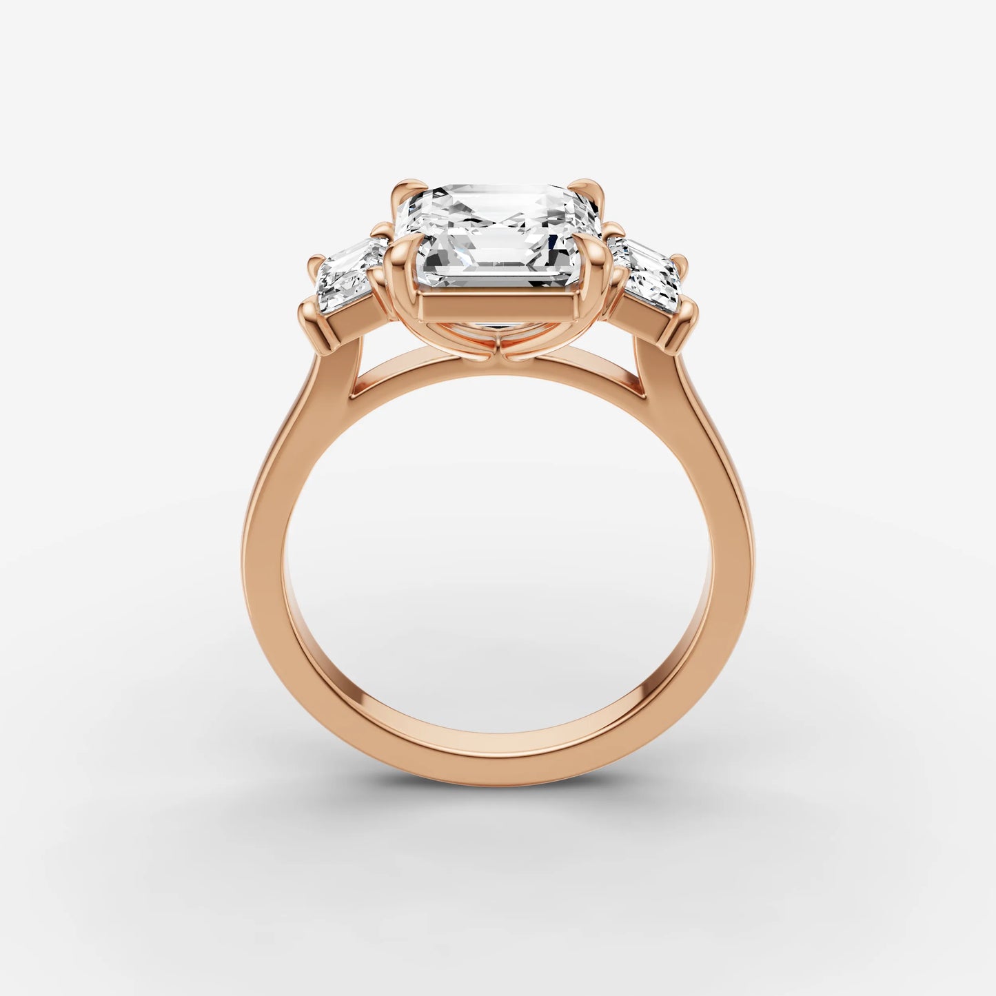 Three Stone - Asscher