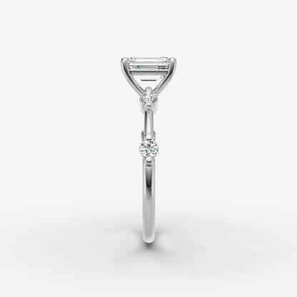Dainty Pave - Emerald