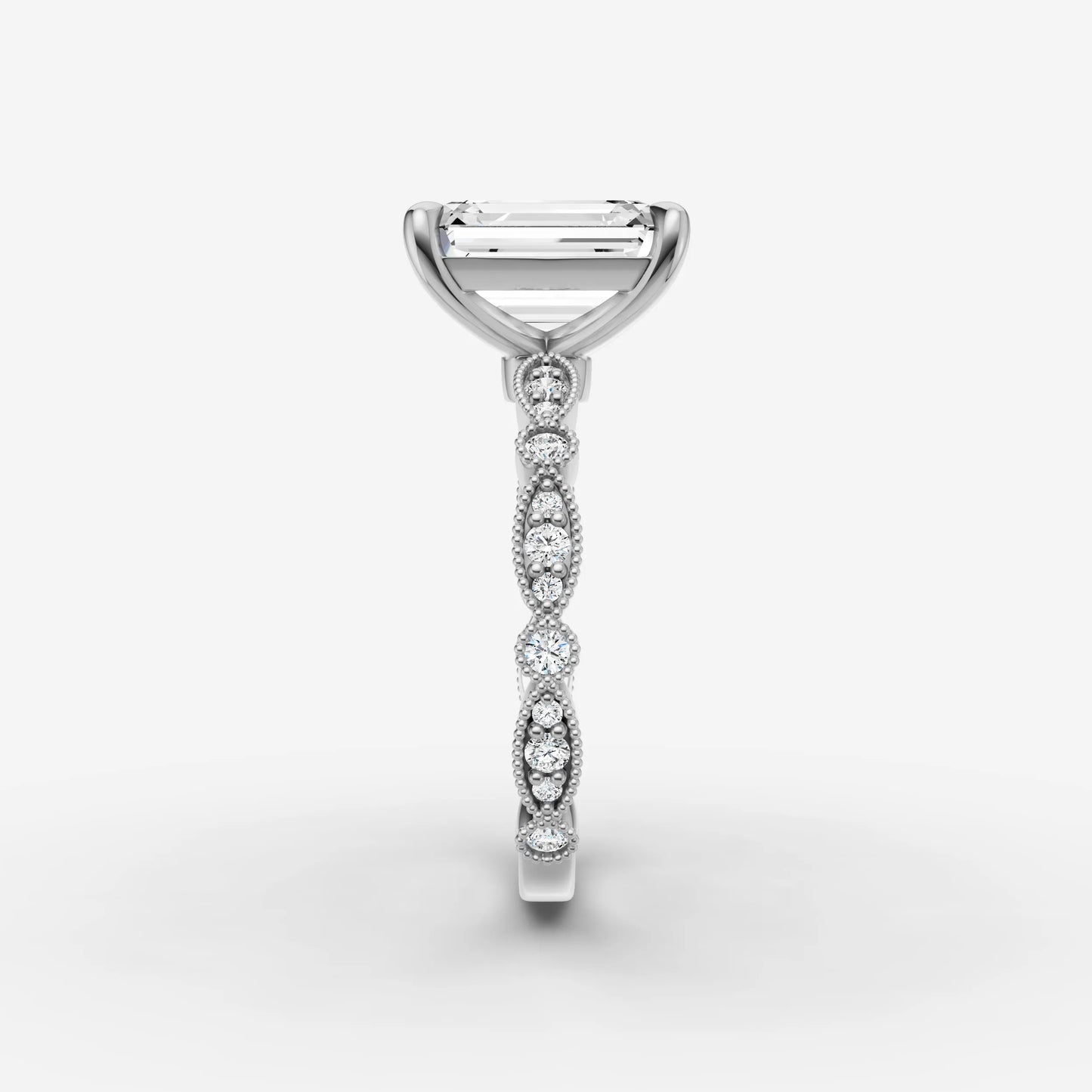 Vintage Pave - Emerald