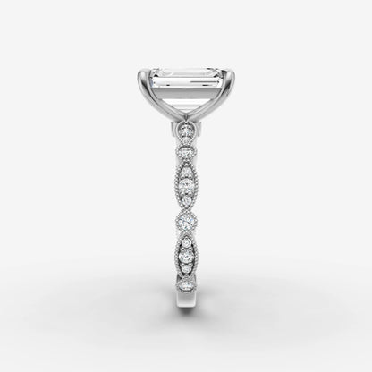 Vintage Pave - Emerald
