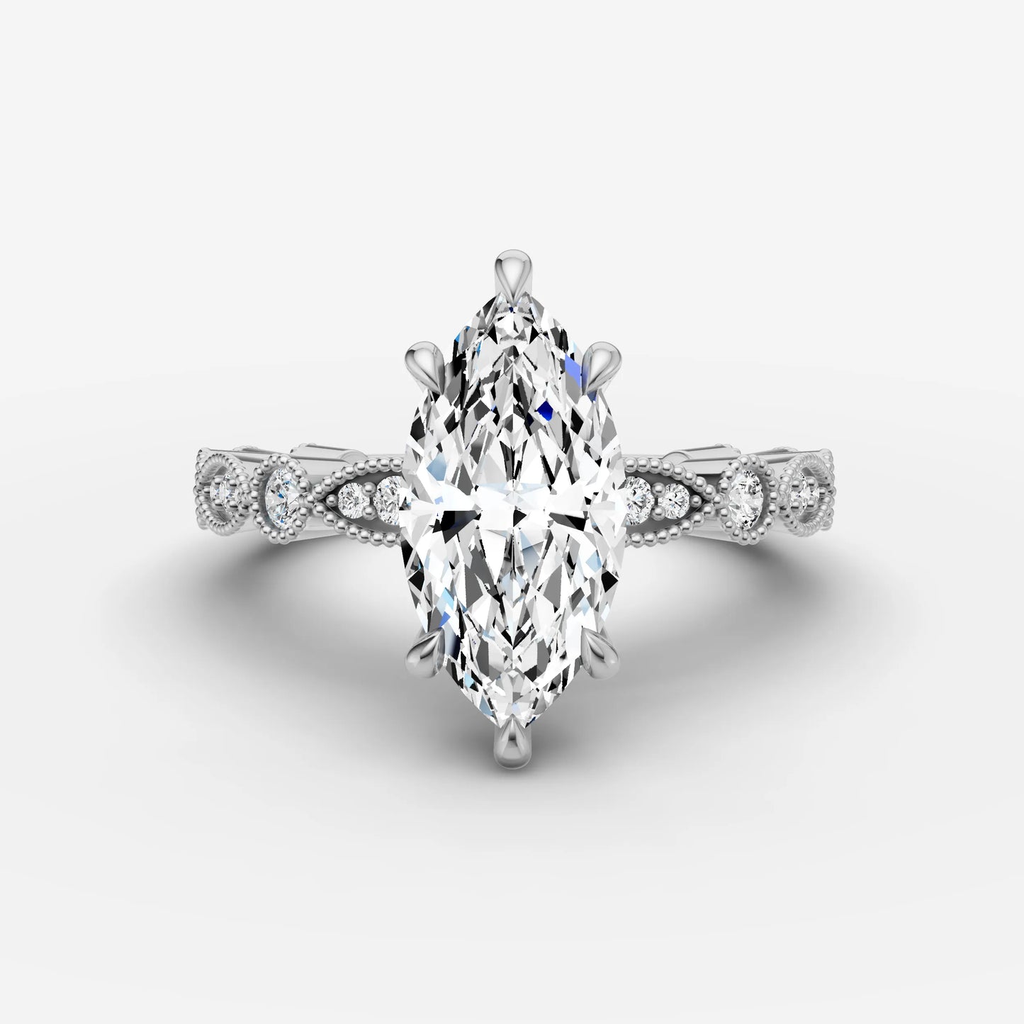 Vintage Pave - Marquise