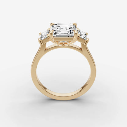Three Stone - Asscher