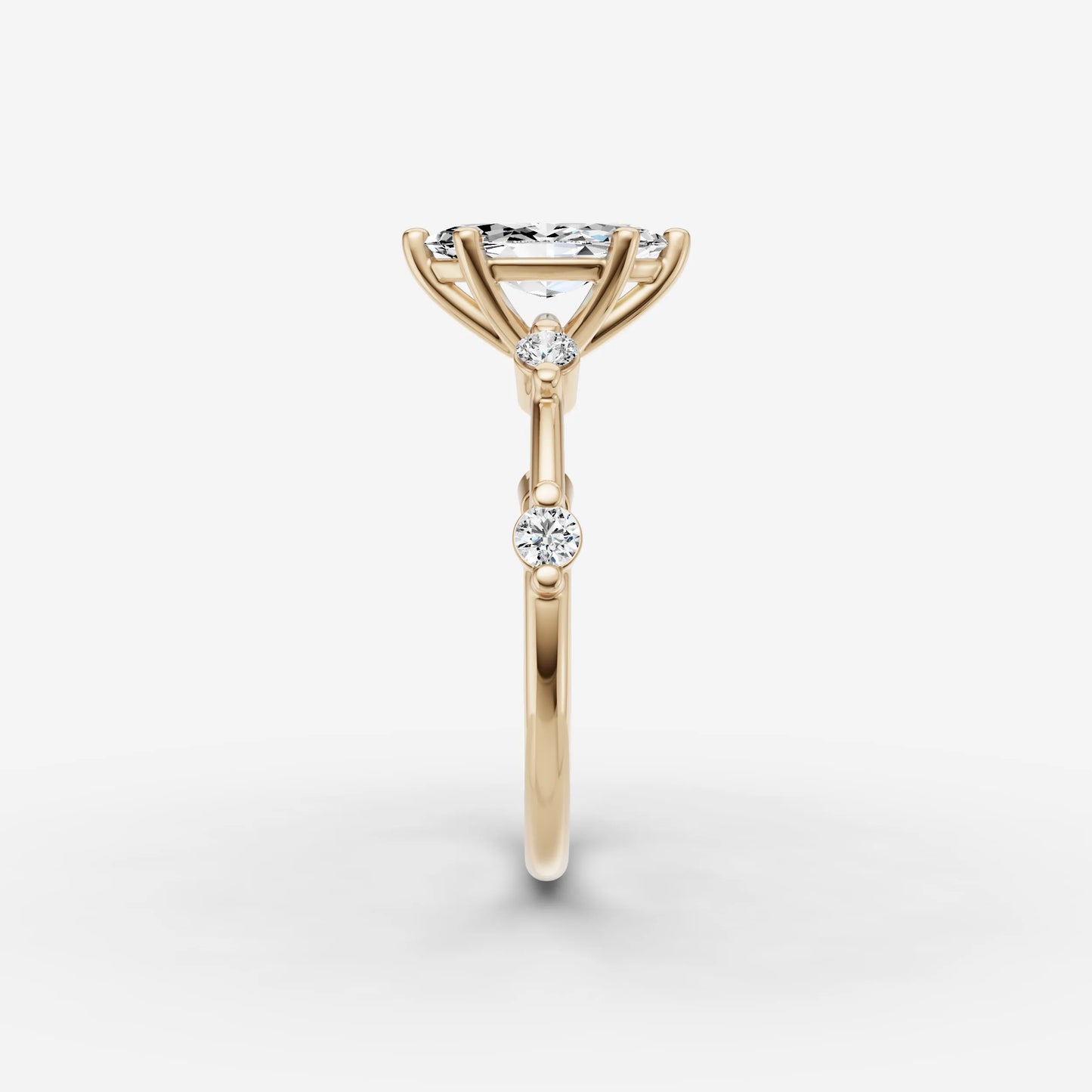 Dainty Pave - Marquise