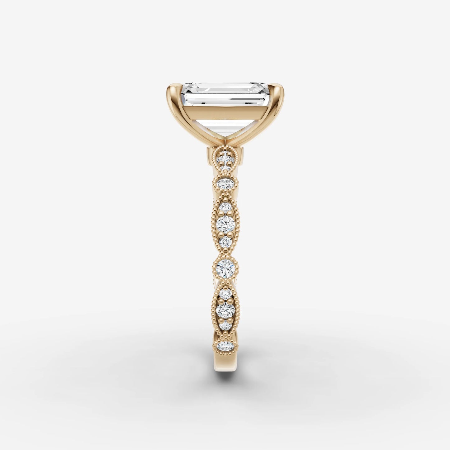 Vintage Pave - Emerald