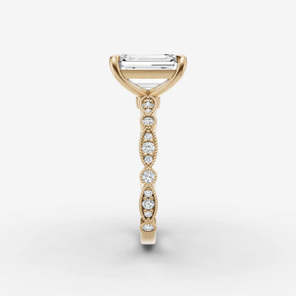 Vintage Pave - Emerald