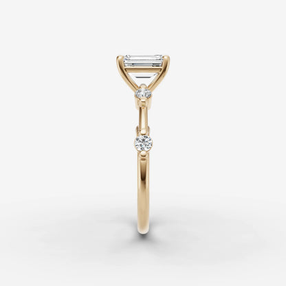 Dainty Pave - Emerald