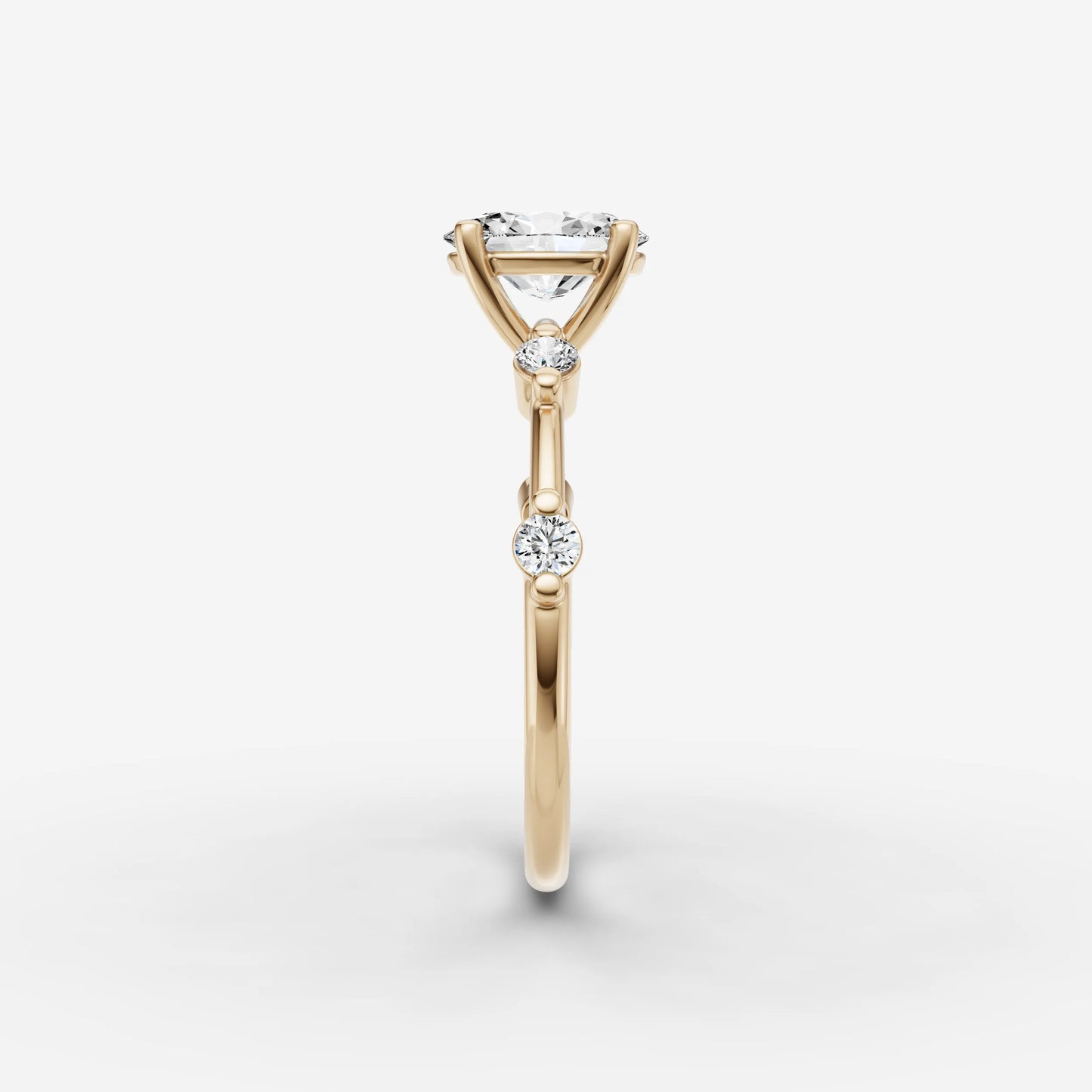 Dainty Pave - Oval
