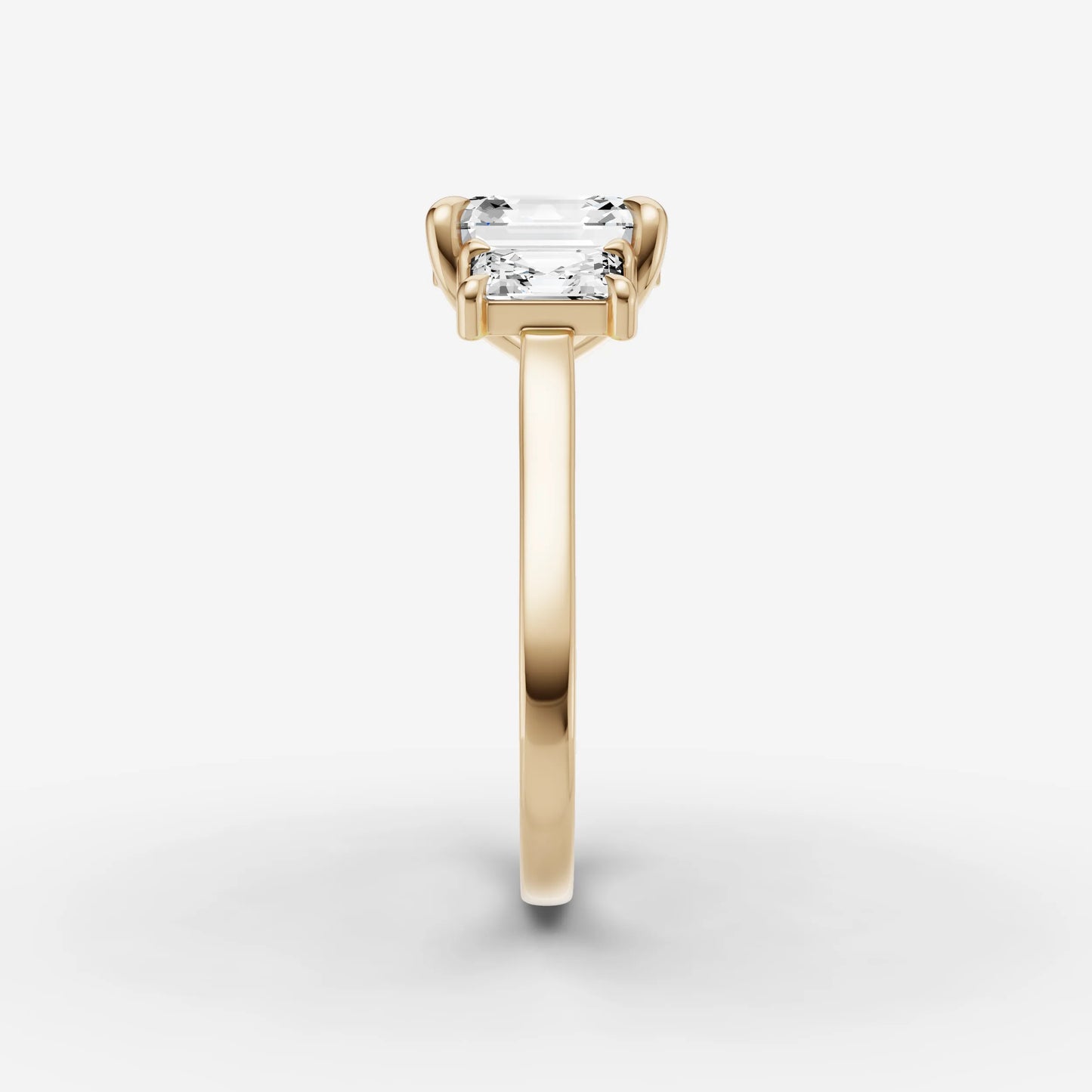 Three Stone - Asscher