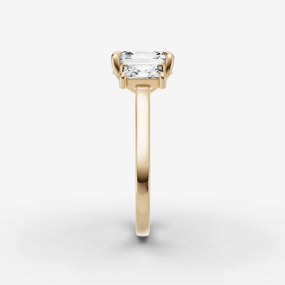 Three Stone - Asscher