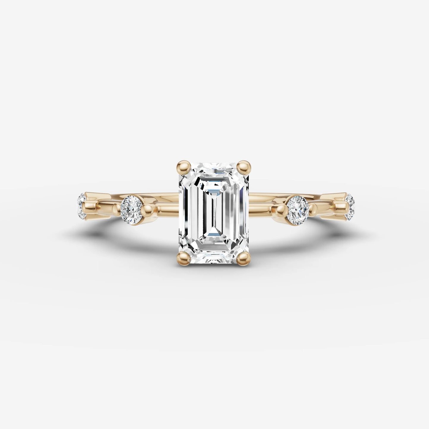 Dainty Pave - Emerald