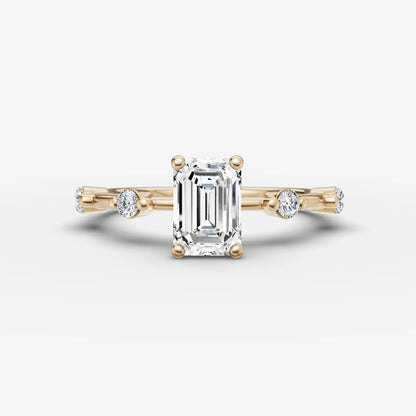 Dainty Pave - Emerald