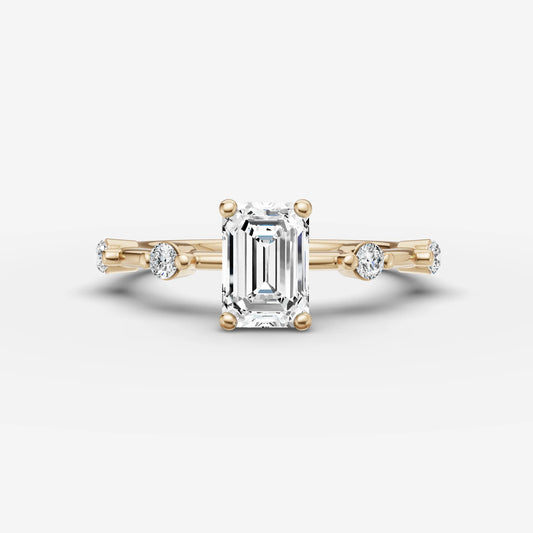 Dainty Pave - Emerald