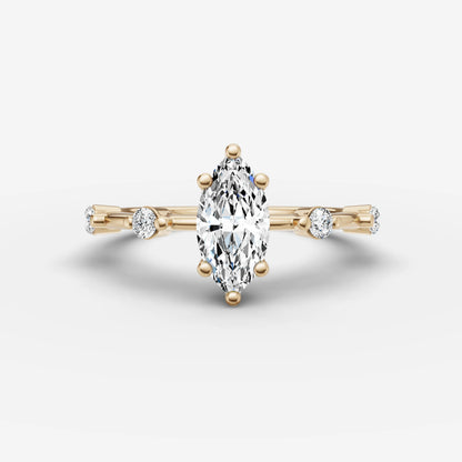 Dainty Pave - Marquise