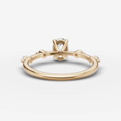 Dainty Pave - Oval