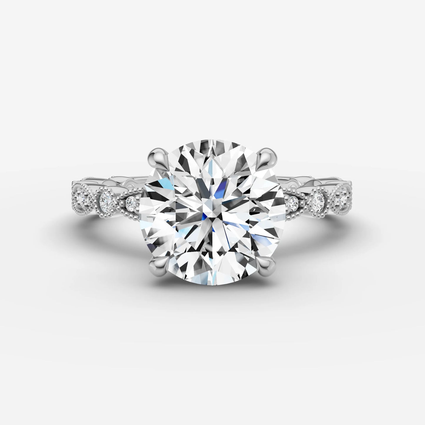 Vintage Pave - Round