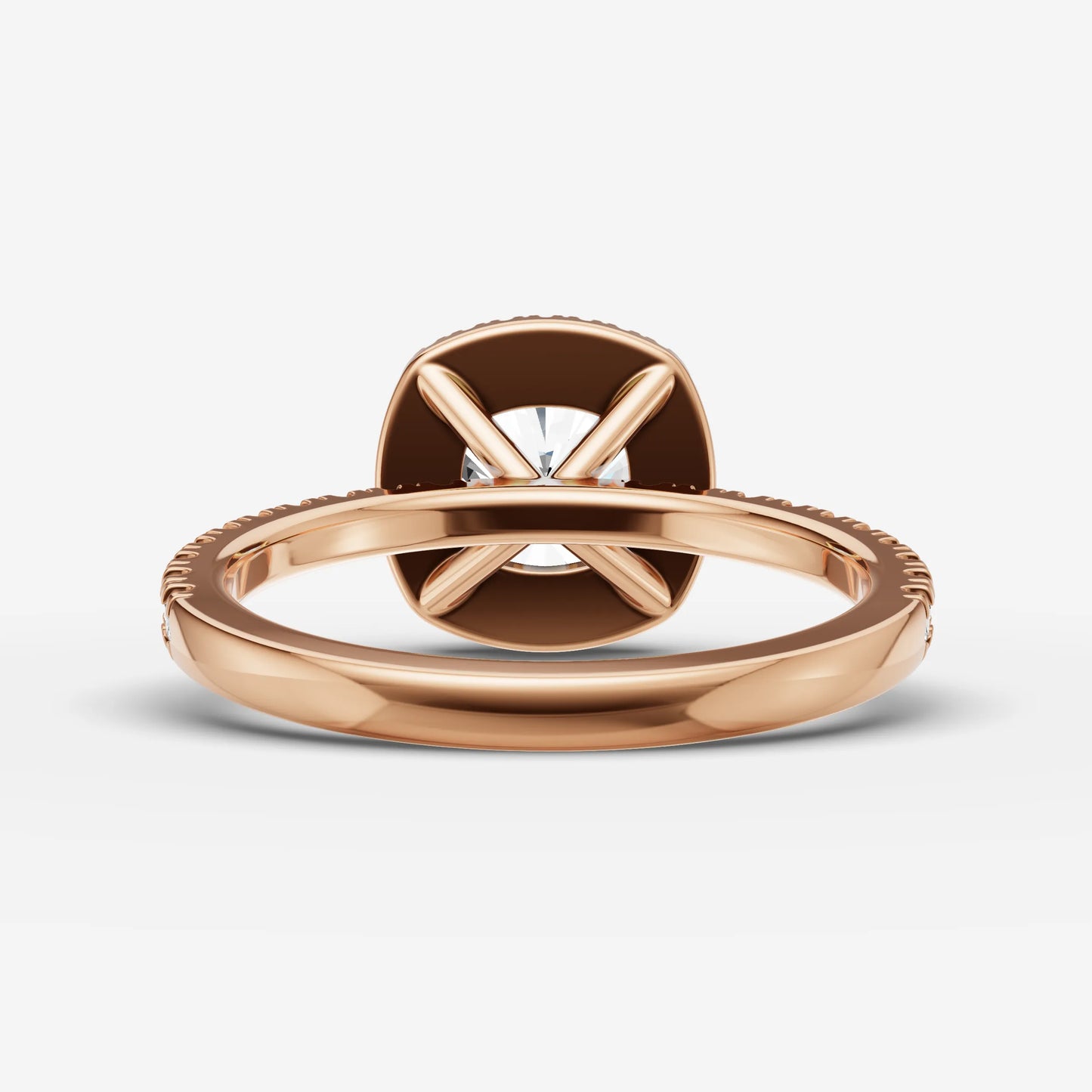 Halo & Pave - Cushion