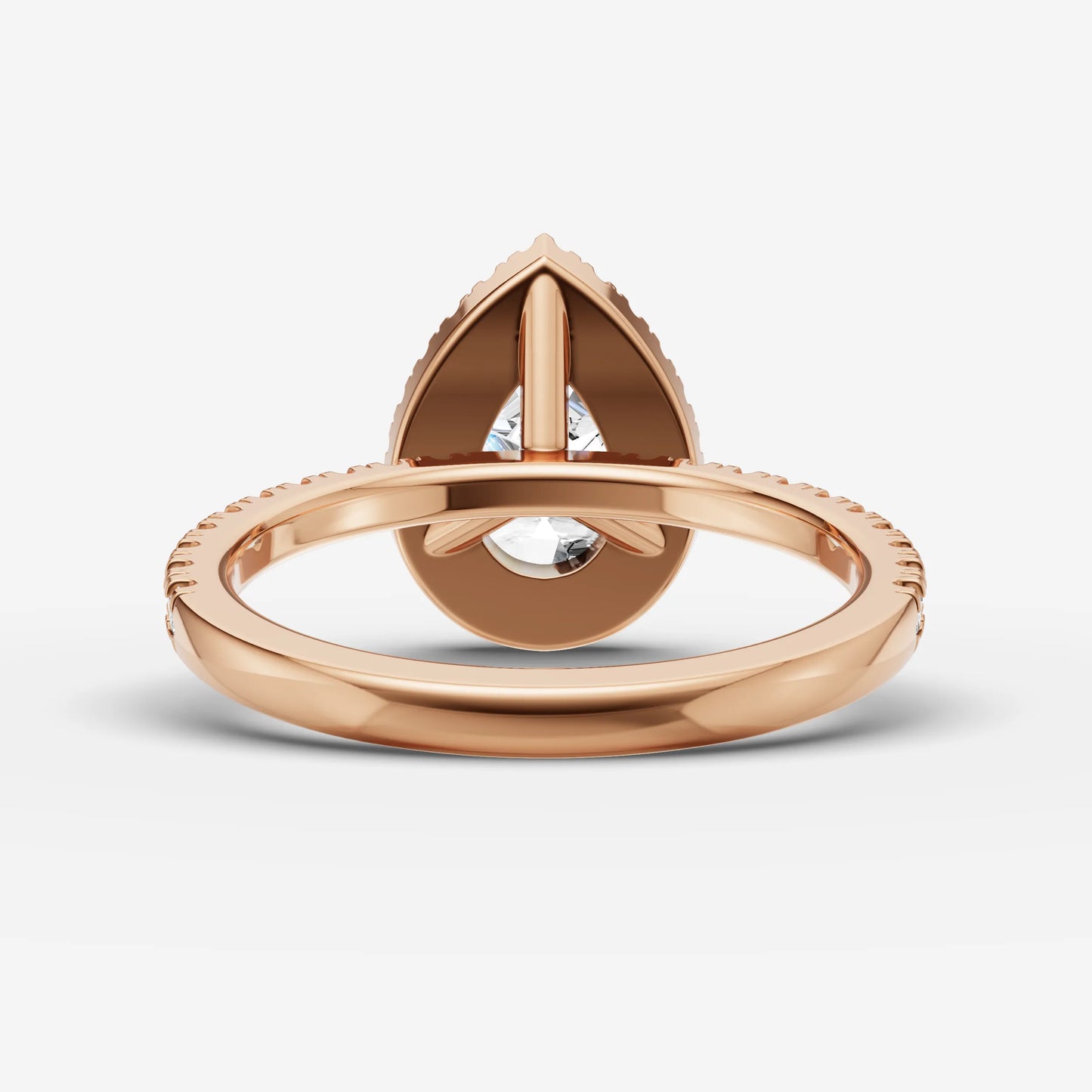 Halo & Pave - Pear