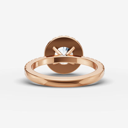 Halo & Pave - Round