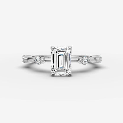 Dainty Pave - Emerald