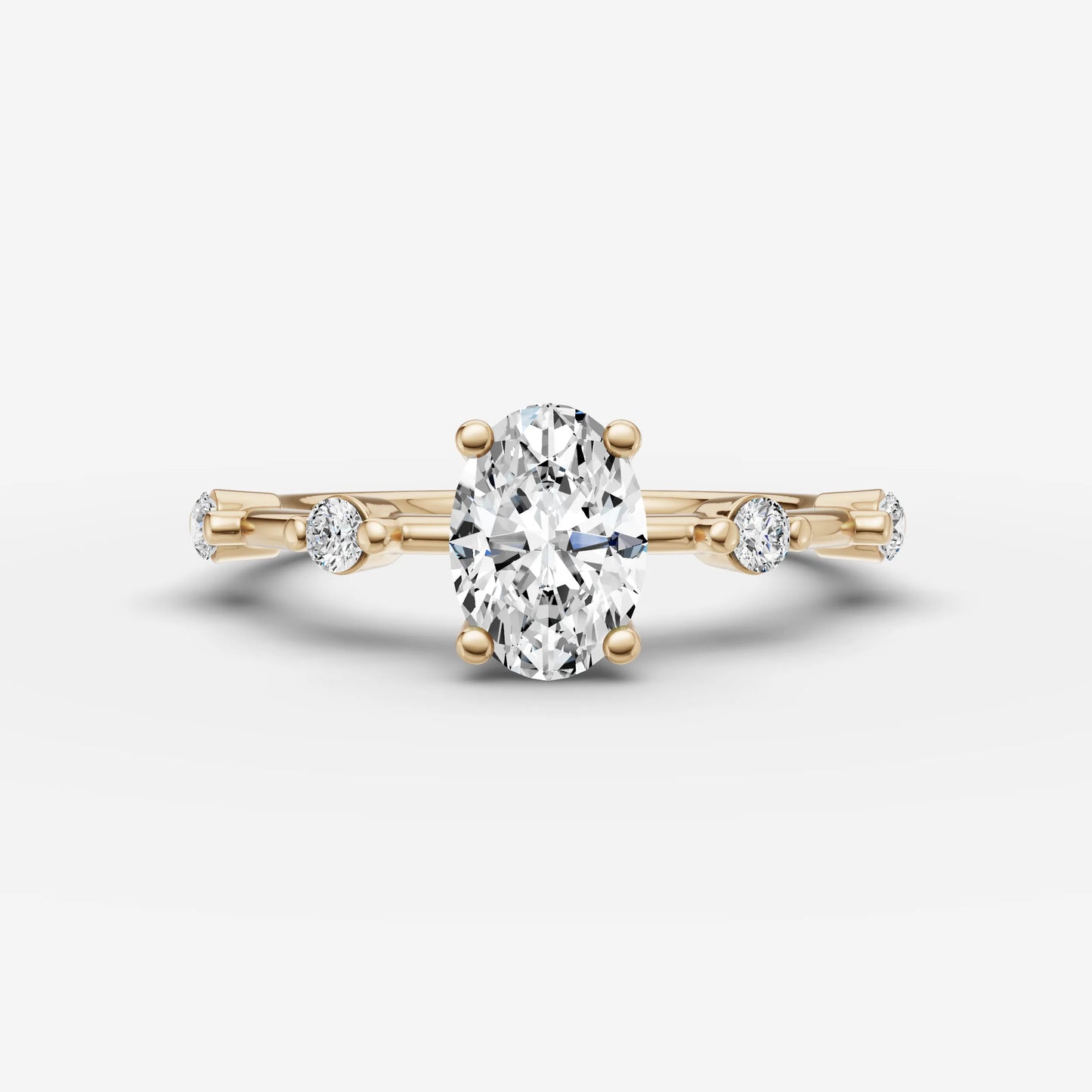 Dainty Pave - Oval