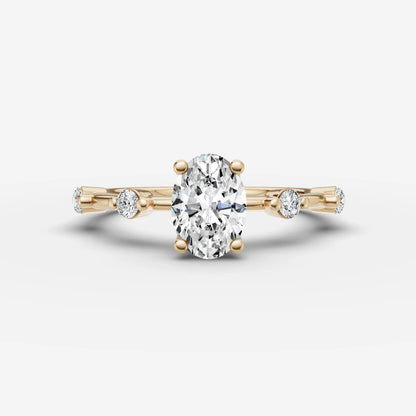 Dainty Pave - Oval