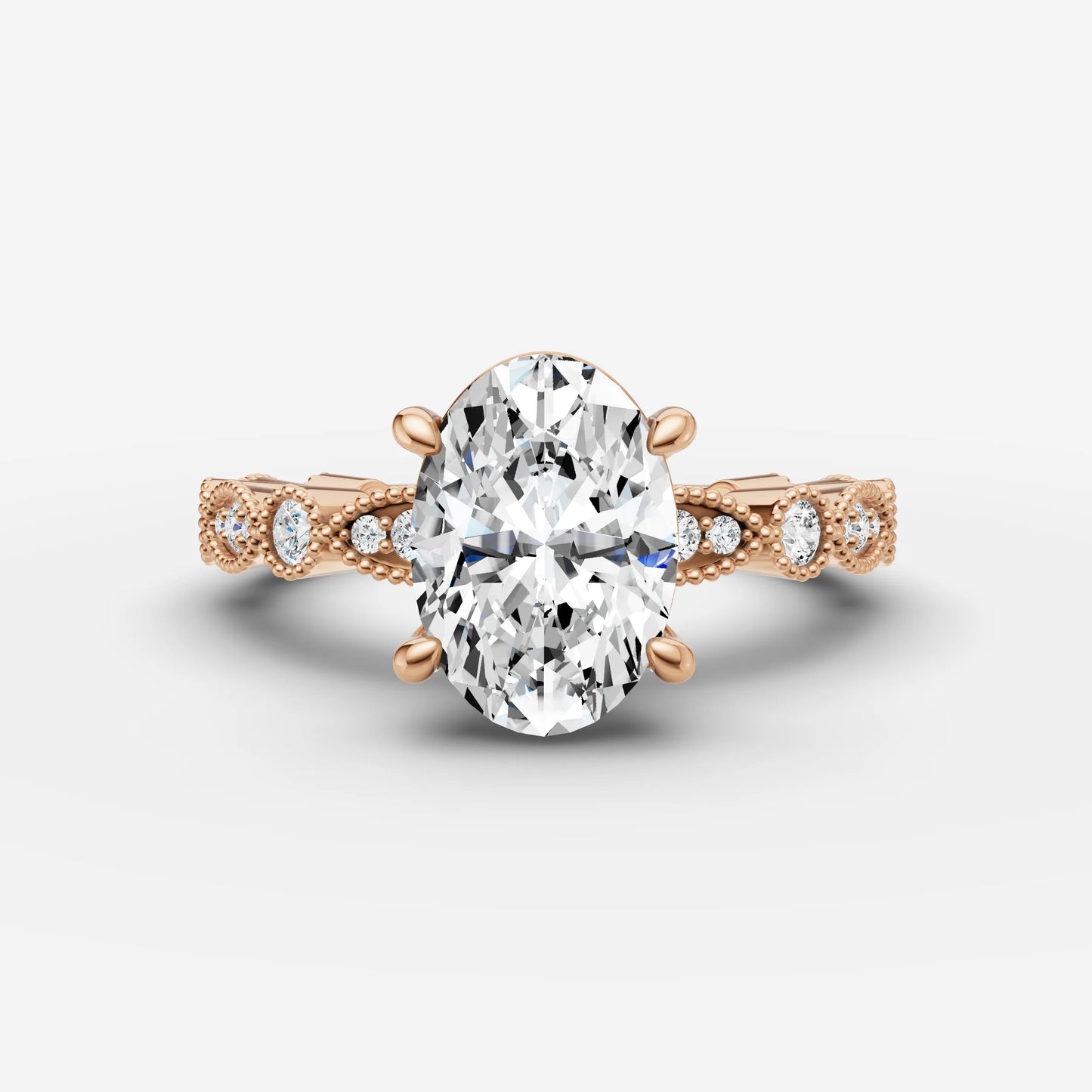 Vintage Pave - Oval