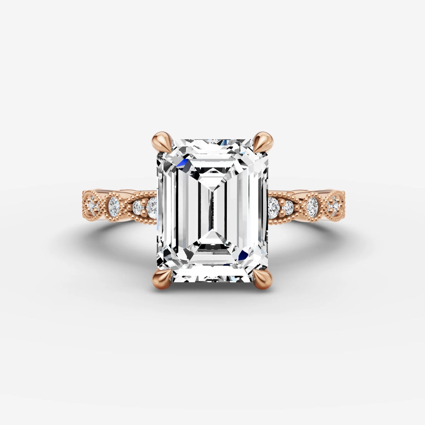 Vintage Pave - Emerald