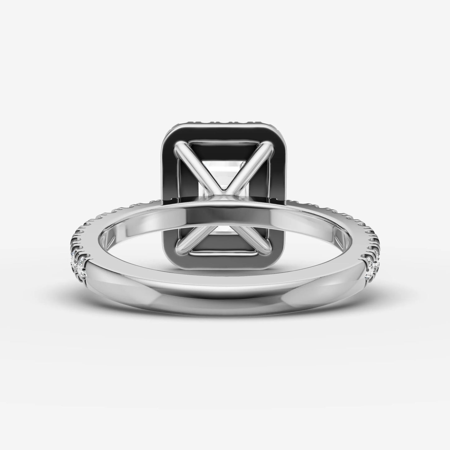 Halo & Pave - Emerald