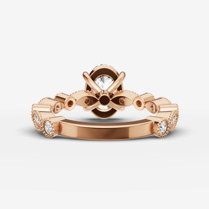 Vintage Pave - Oval