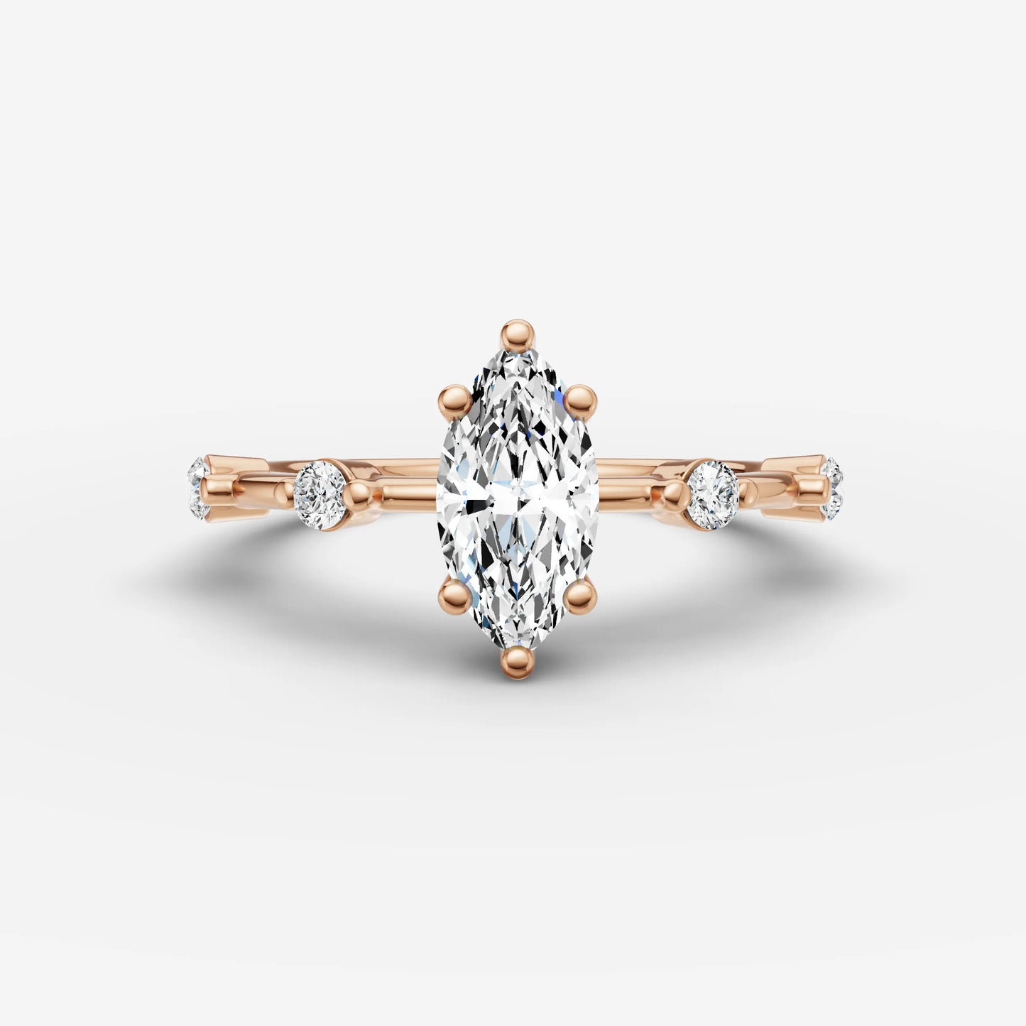 Dainty Pave - Marquise