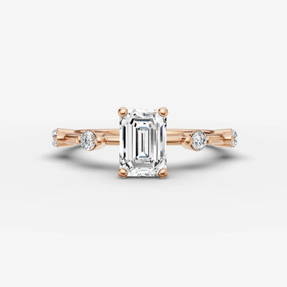 Dainty Pave - Emerald