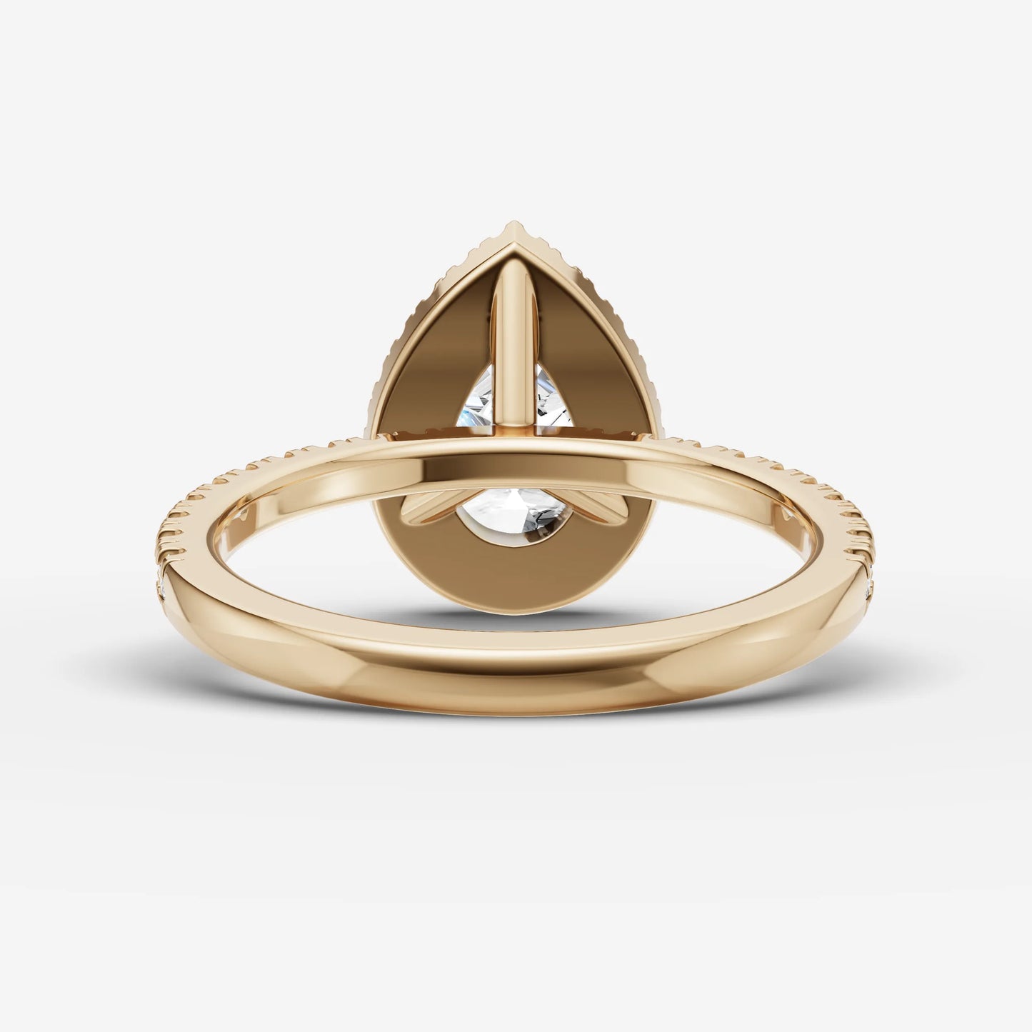 Halo & Pave - Pear