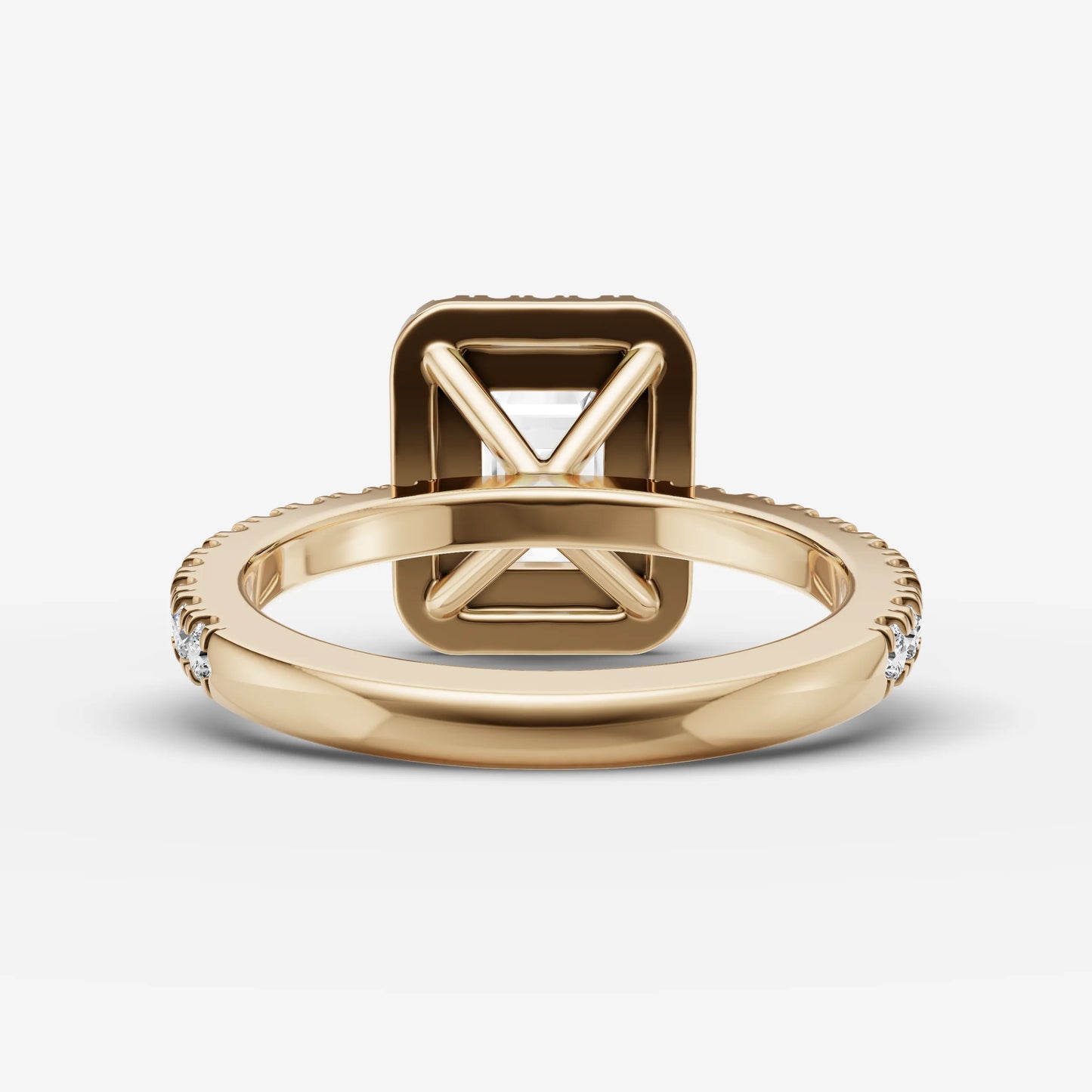 Halo & Pave - Emerald