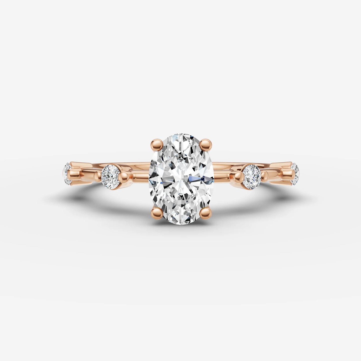 Dainty Pave - Oval