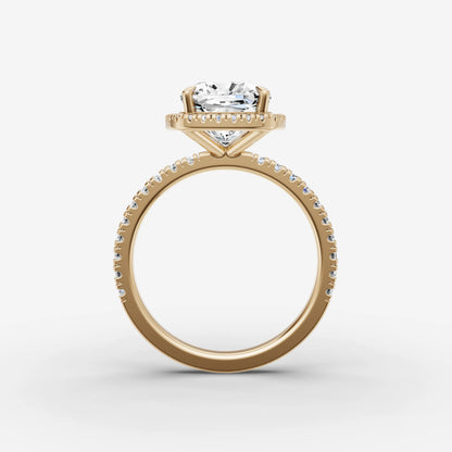Halo & Pave - Cushion