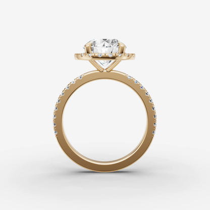 Halo & Pave - Round