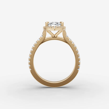 Halo & Pave - Marquise