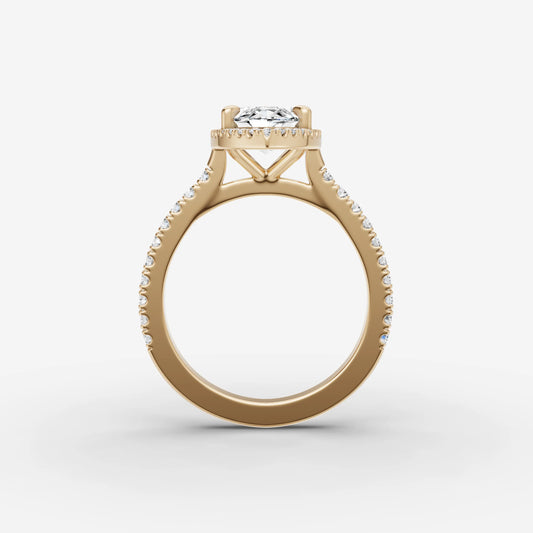 Halo & Pave - Marquise