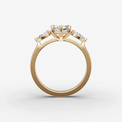 Three stone - Marquise