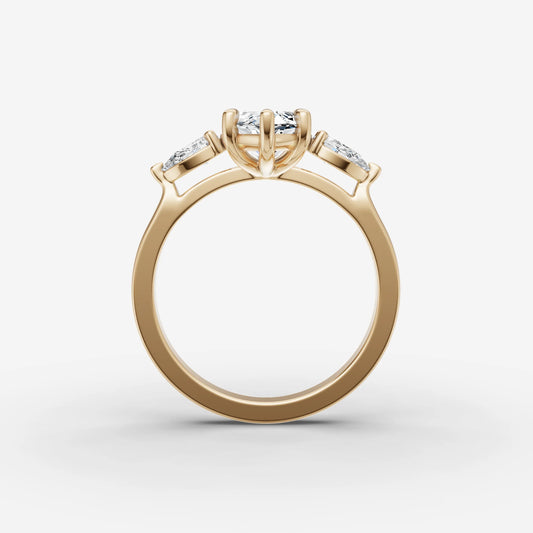 Three stone - Marquise