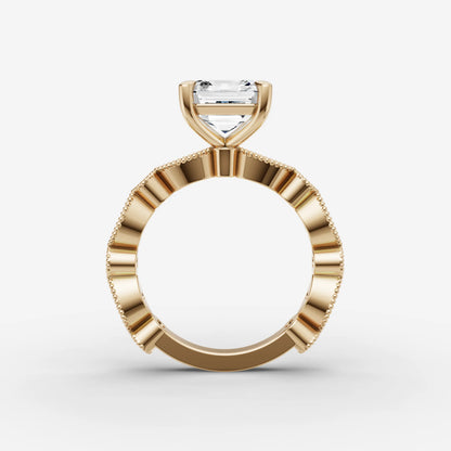 Vintage Pave - Asscher