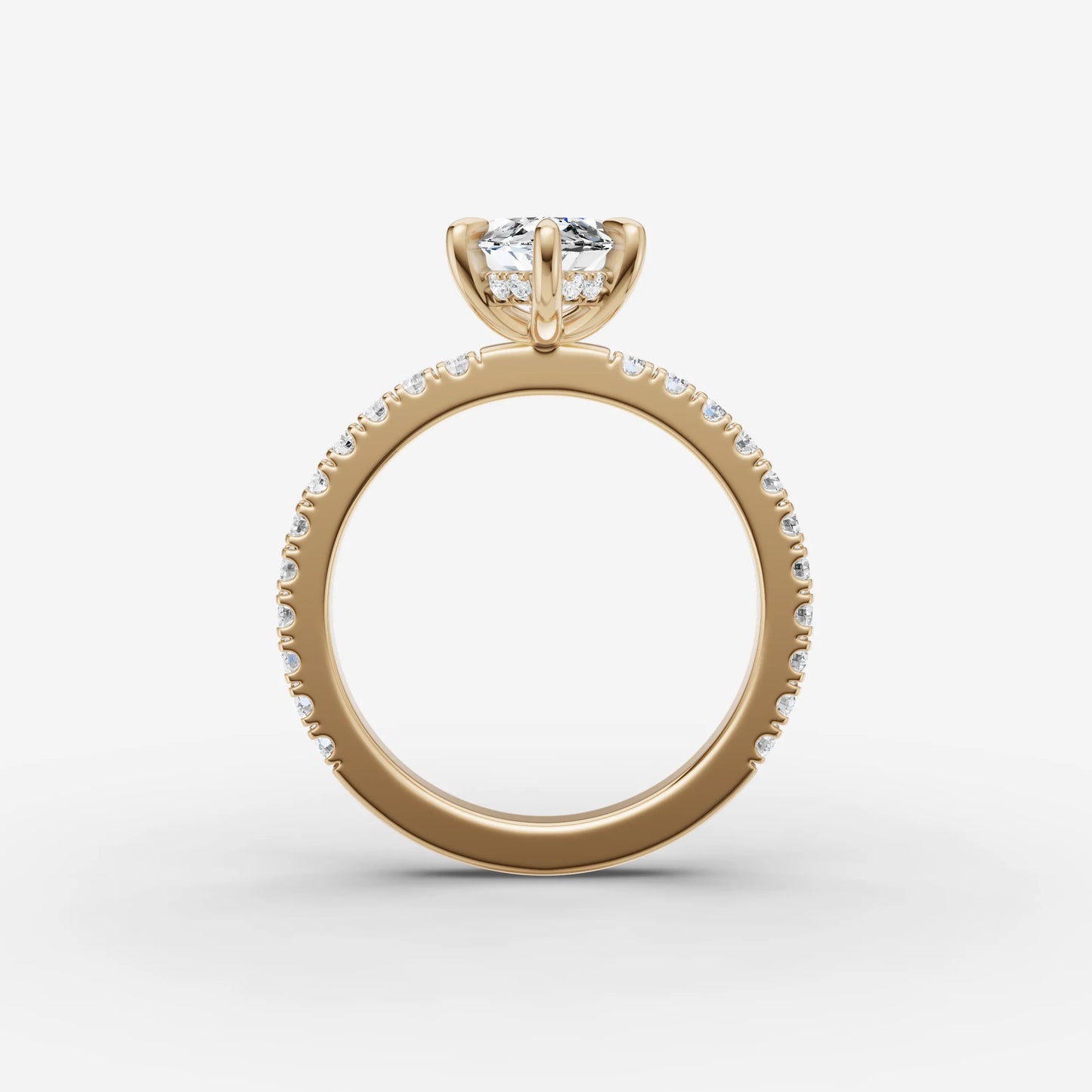 Hidden Halo & Pave - Marquise