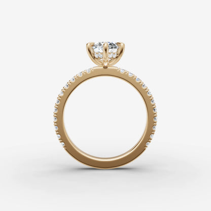 Hidden Halo & Pave - Marquise