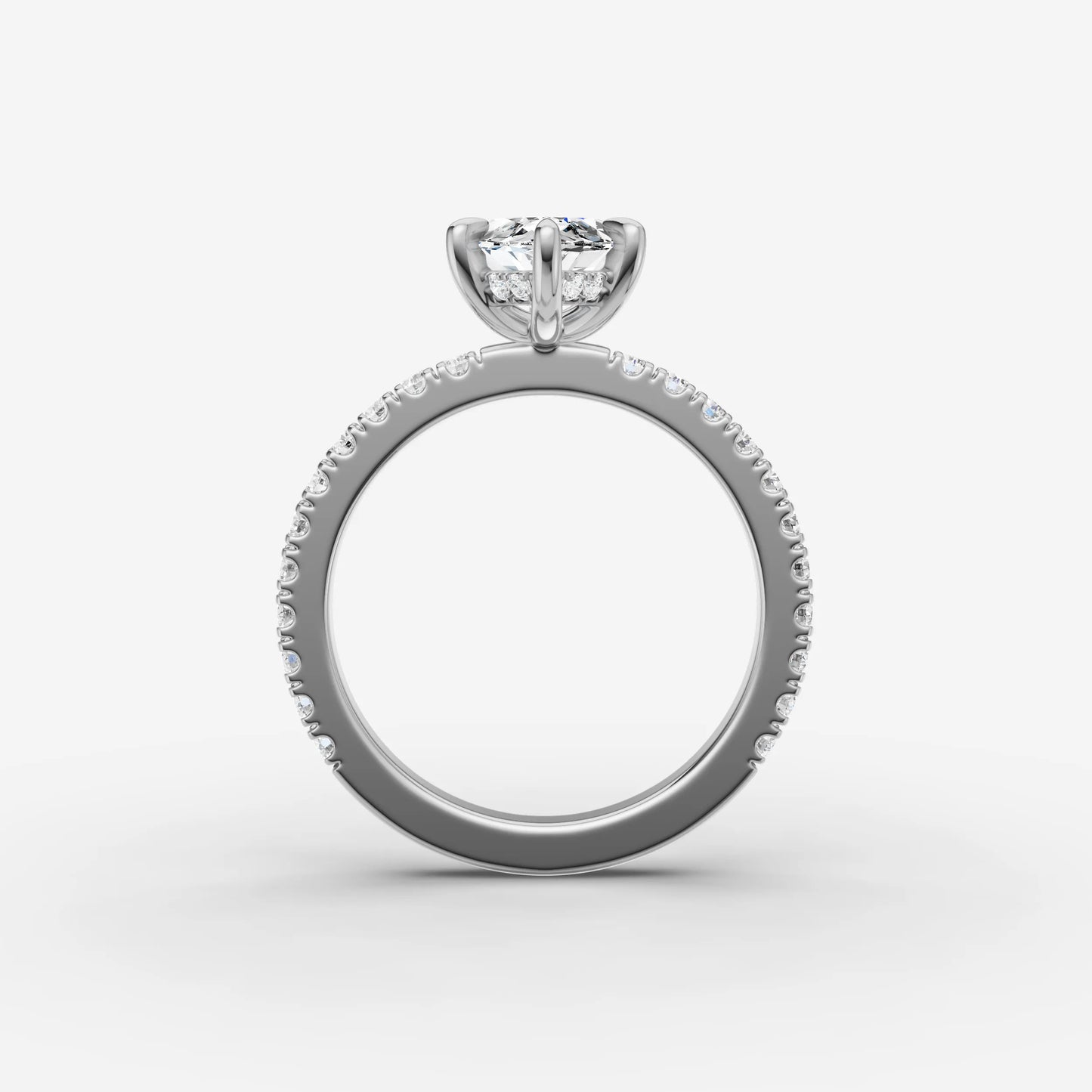 Hidden Halo & Pave - Marquise