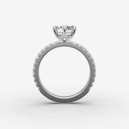 Hidden Halo & Pave - Marquise