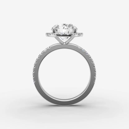 Halo & Pave - Round
