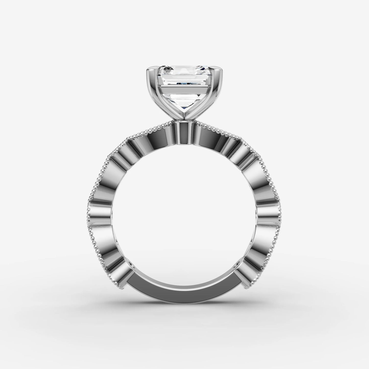 Vintage Pave - Asscher